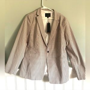 Nwt plaid blazer